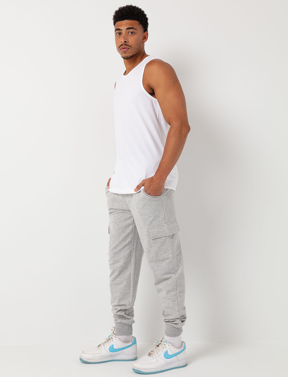 Jogger ouaté à poches cargo