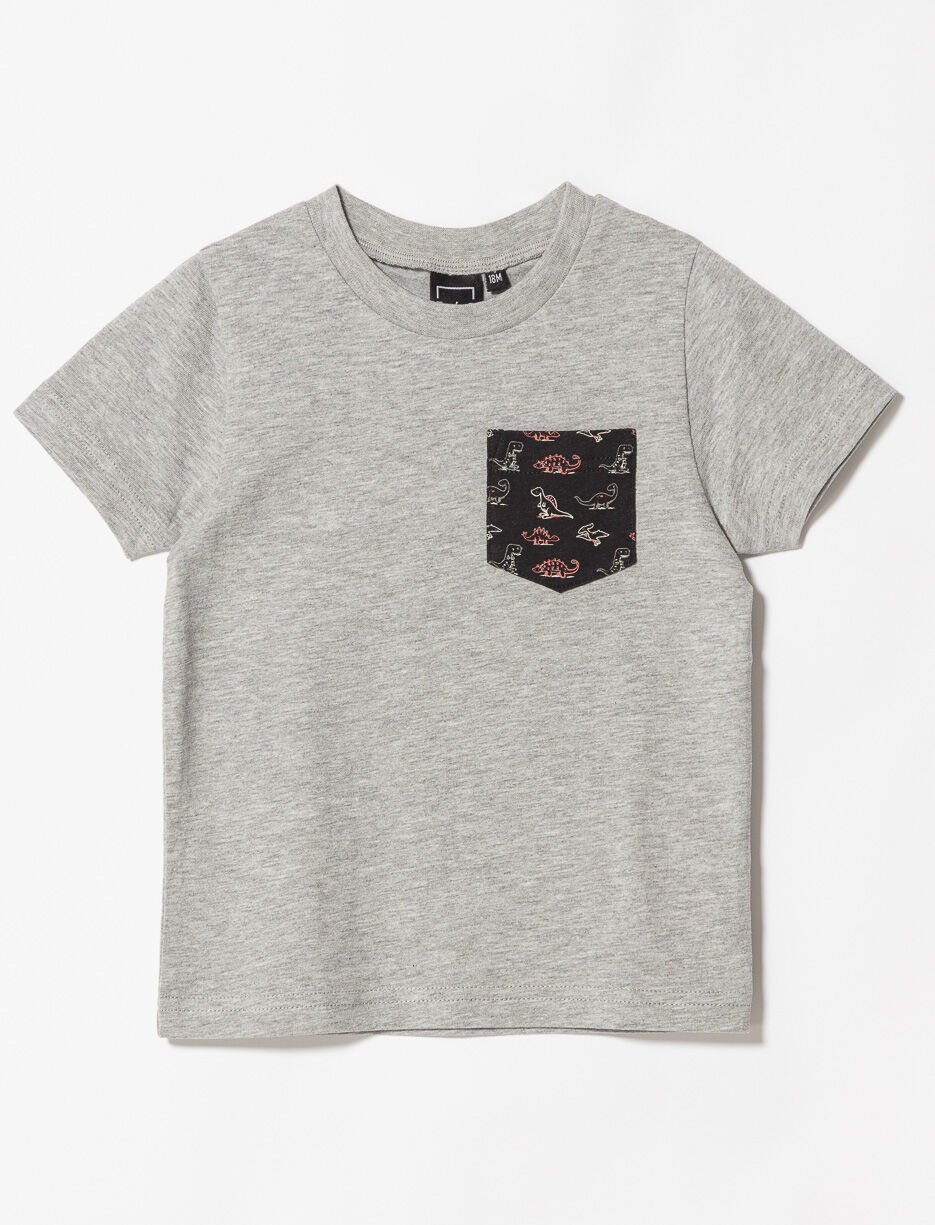 Printed Pocket T-shirt - Baby Boy