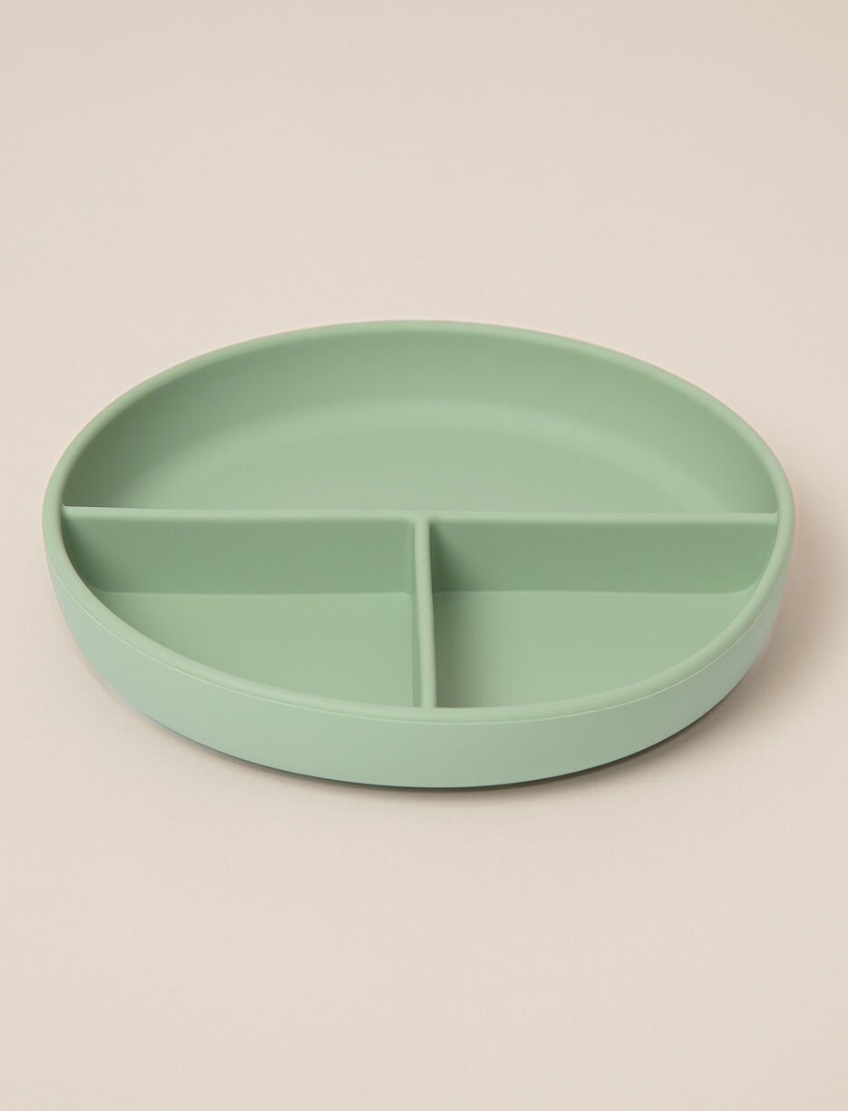 Assiette à compartiments en silicone