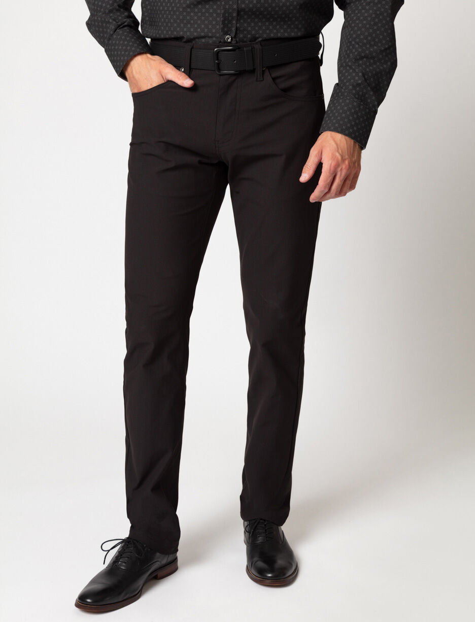 Pantalon étroit à taille régulière