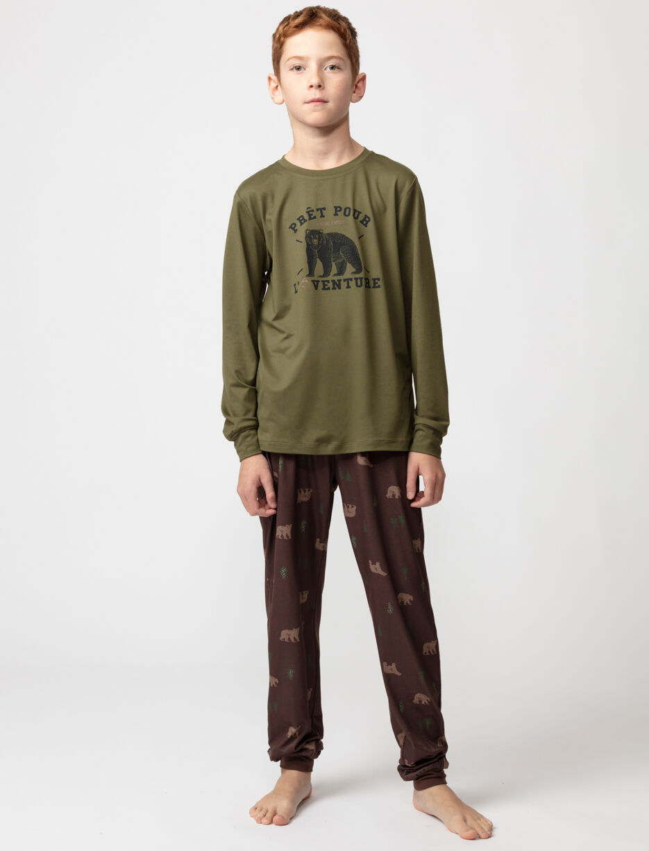 Pyjama 2 pièces imprimé