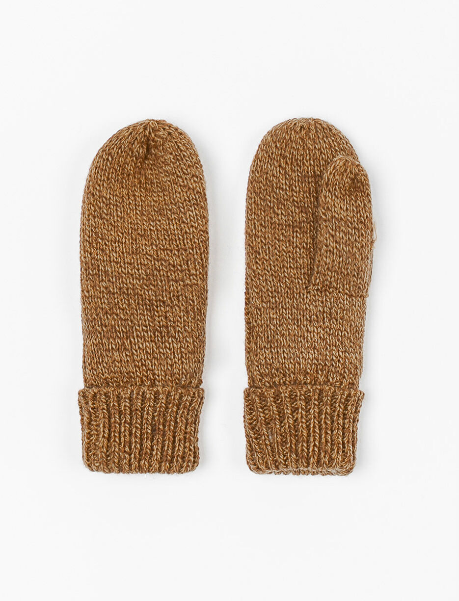 Mitaines de tricot doubl&eacute;es