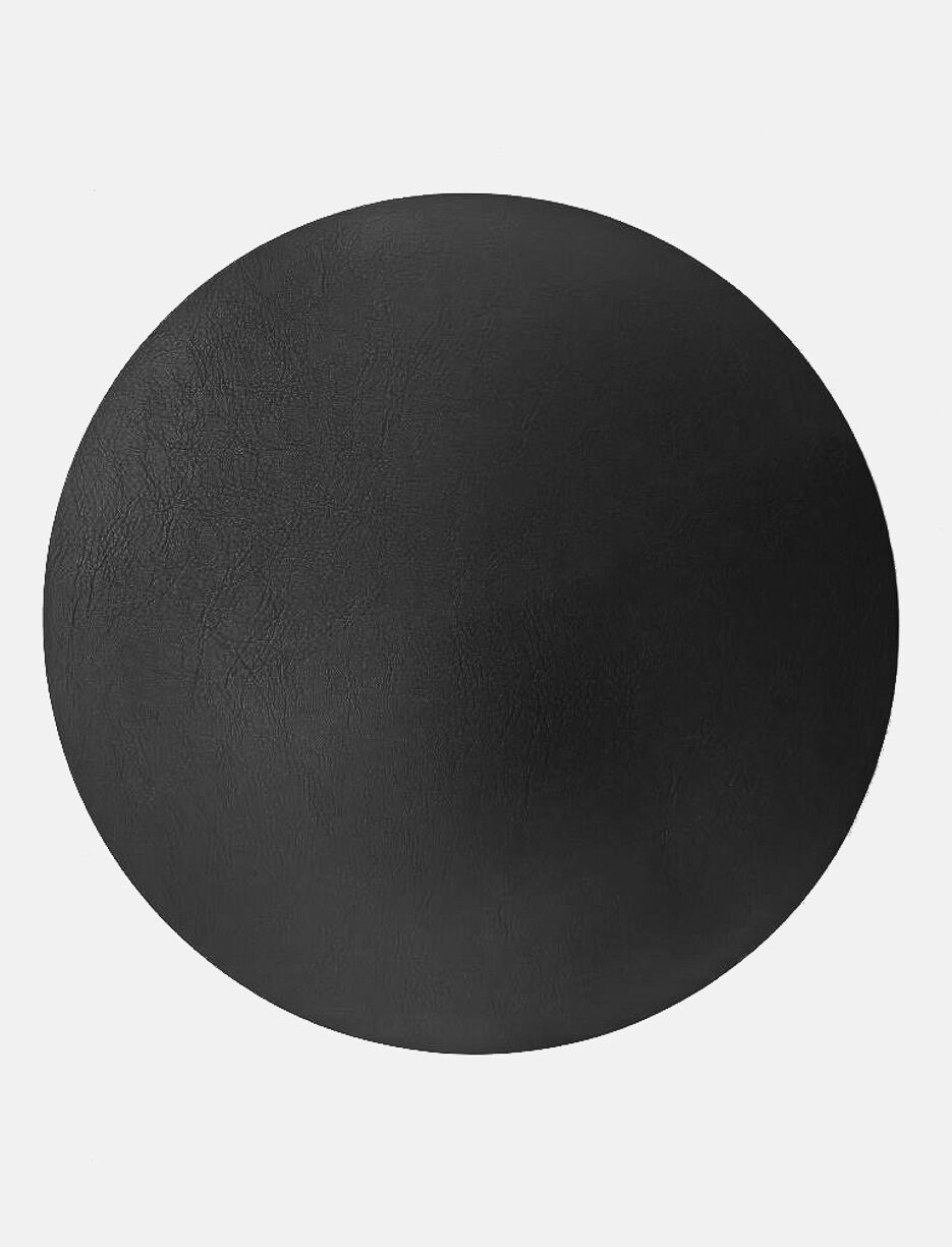 Napperon en faux cuir rond Napperon en faux cuir rond