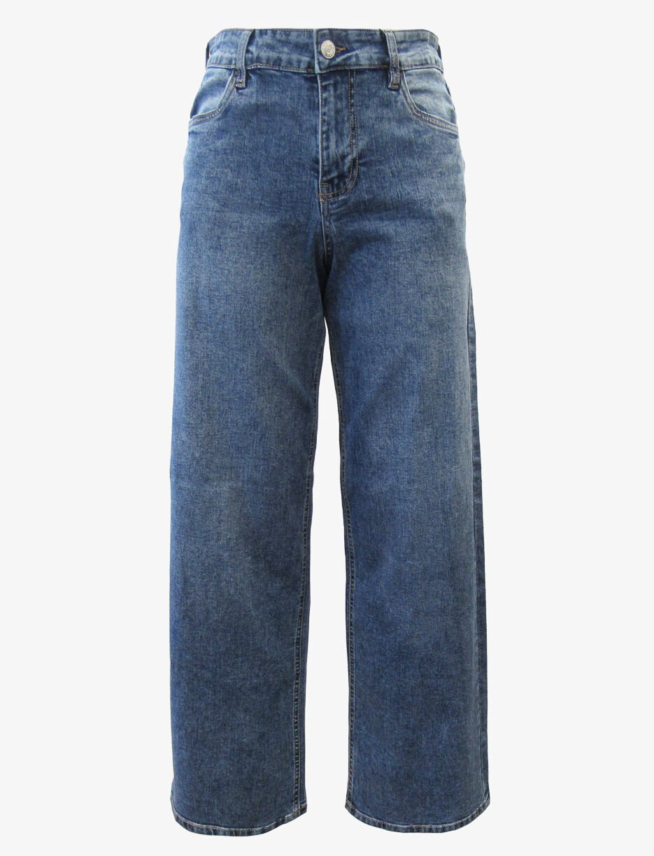 Jean à jambe large