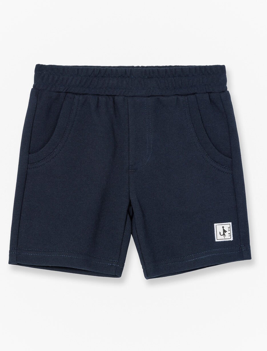 Short ouaté à taille élastique - petit garçon