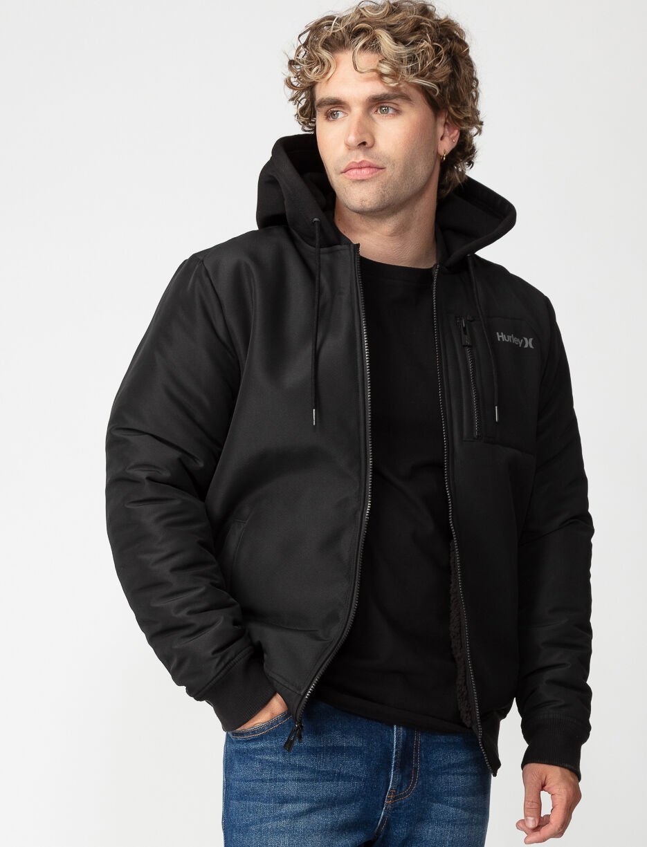 Veste mi-saison à capuchon