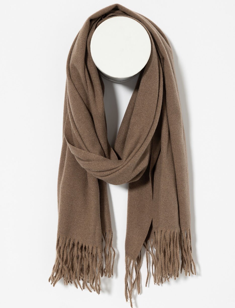 Foulard léger à franges