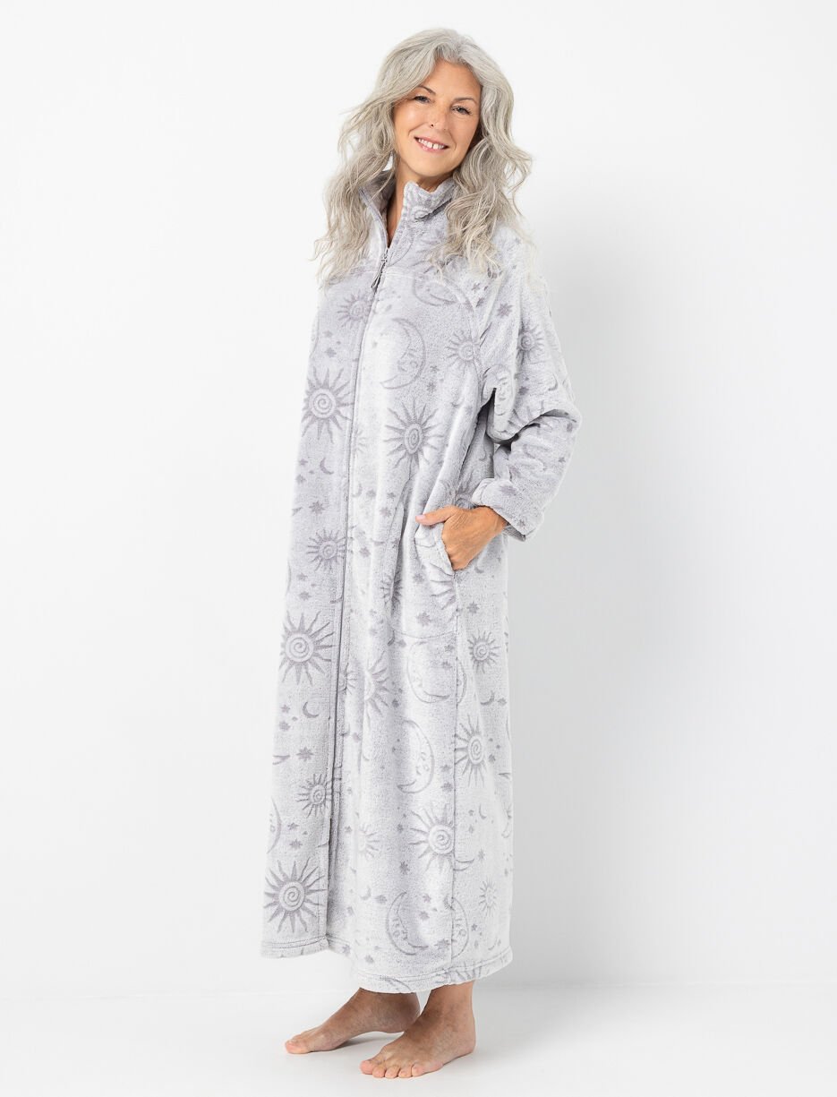 Long Zip-up Bathrobe Long Zip-up Bathrobe