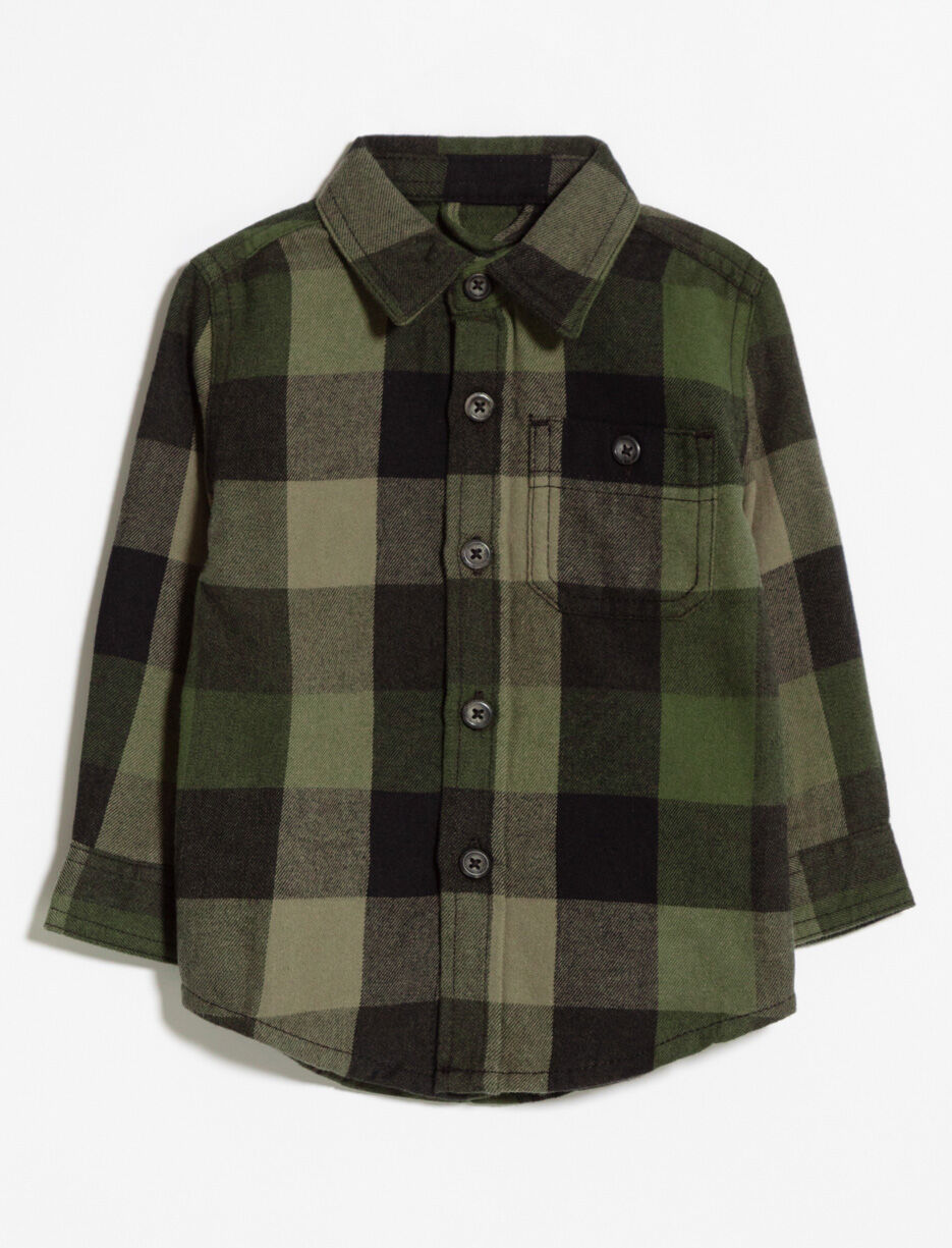 Chemise en flanelle à carreaux