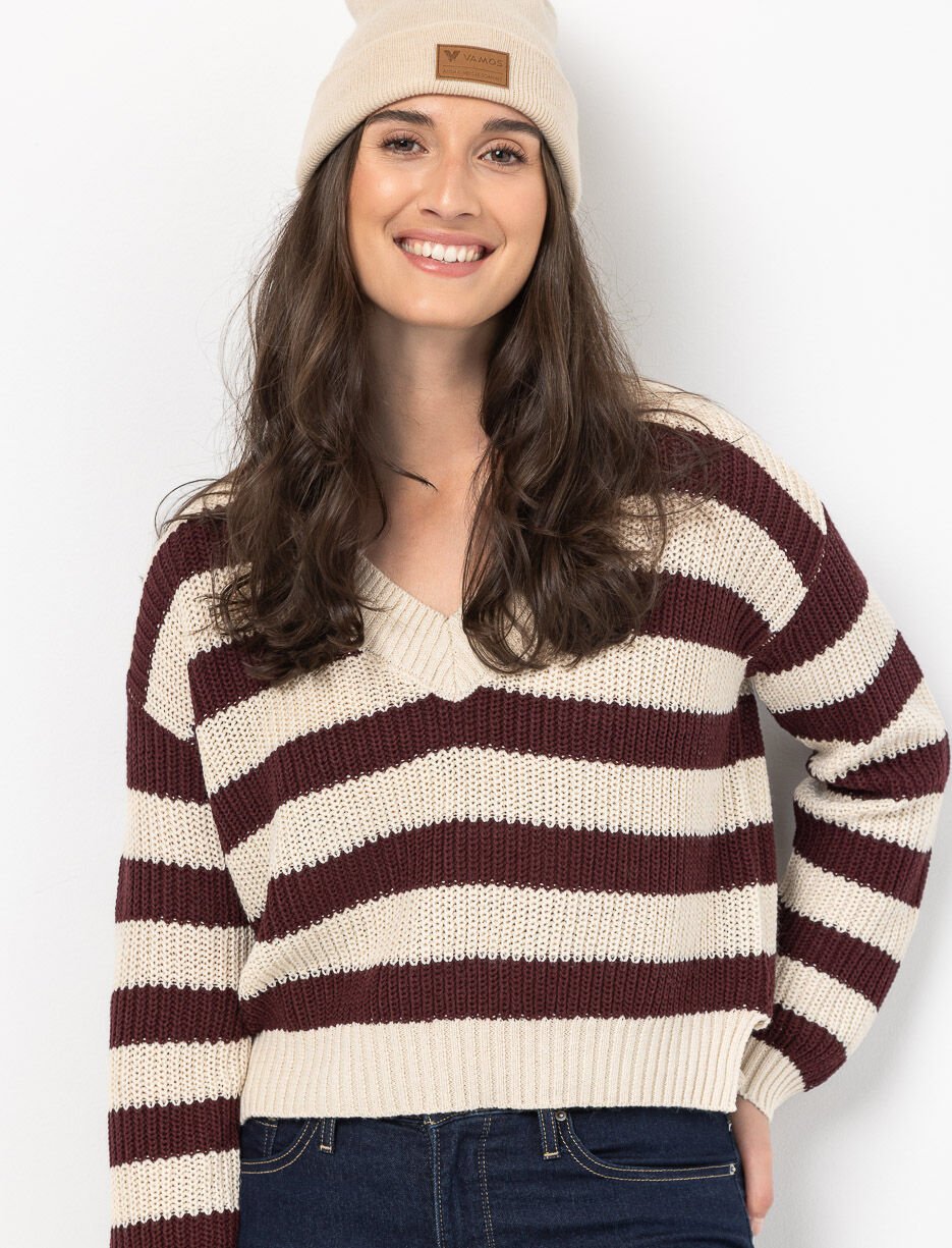 Chandail en tricot à rayures
