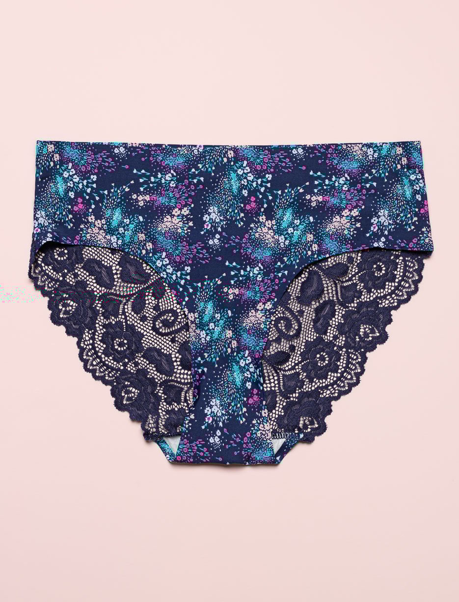 Culotte bikini à dentelle