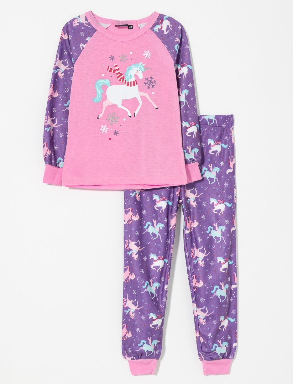 Printed 2-piece PJ Set - Little Girl