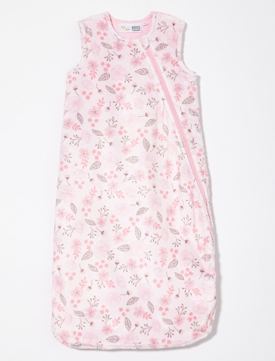 Dormeuse en peluche imprimée