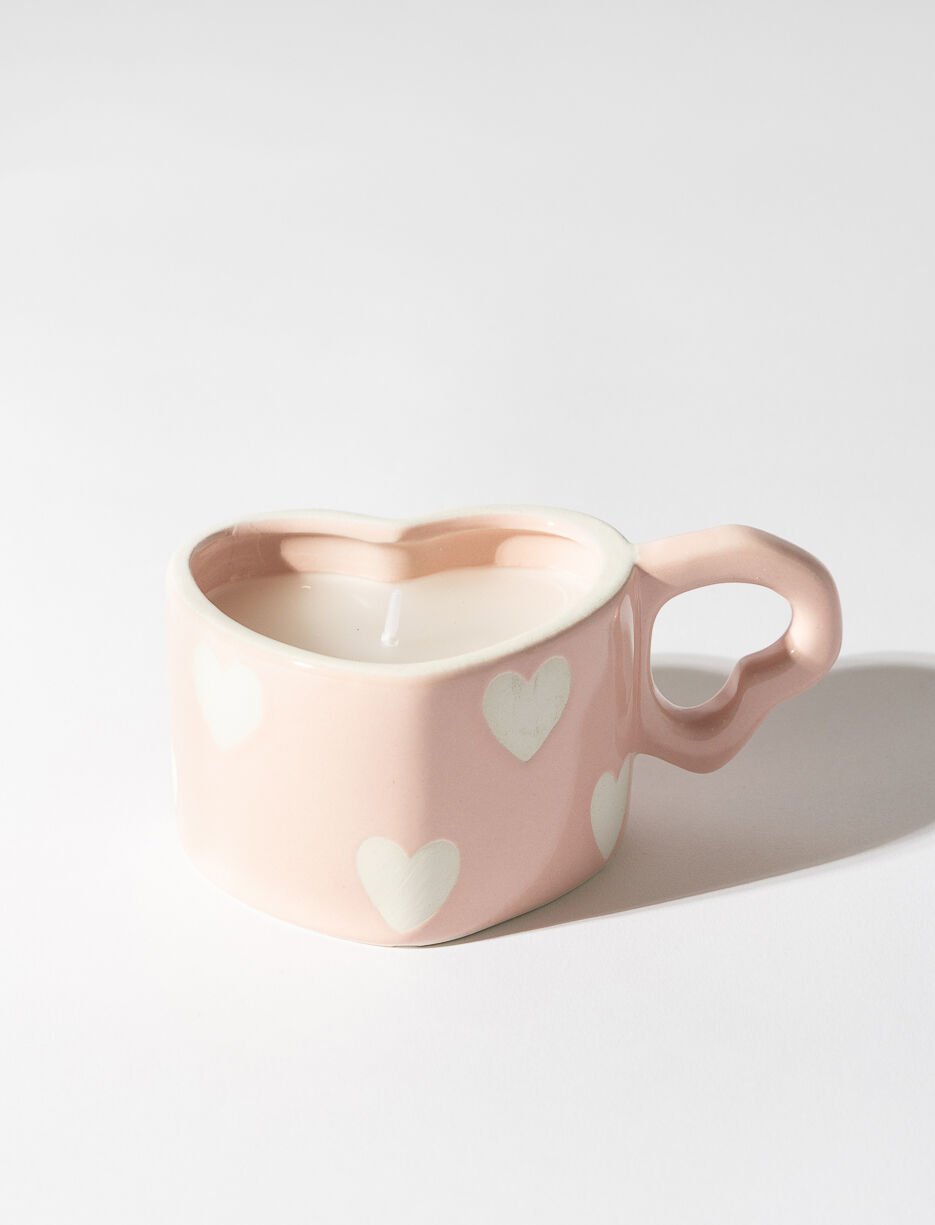 Chandelle parfumée en forme de cœur