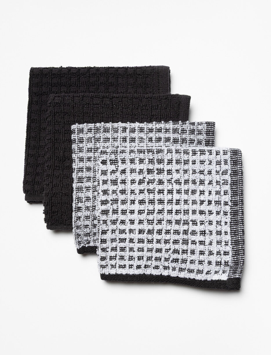 Serviettes de cuisine en ratine - paquet de 4  Serviettes de cuisine en ratine - paquet de 4