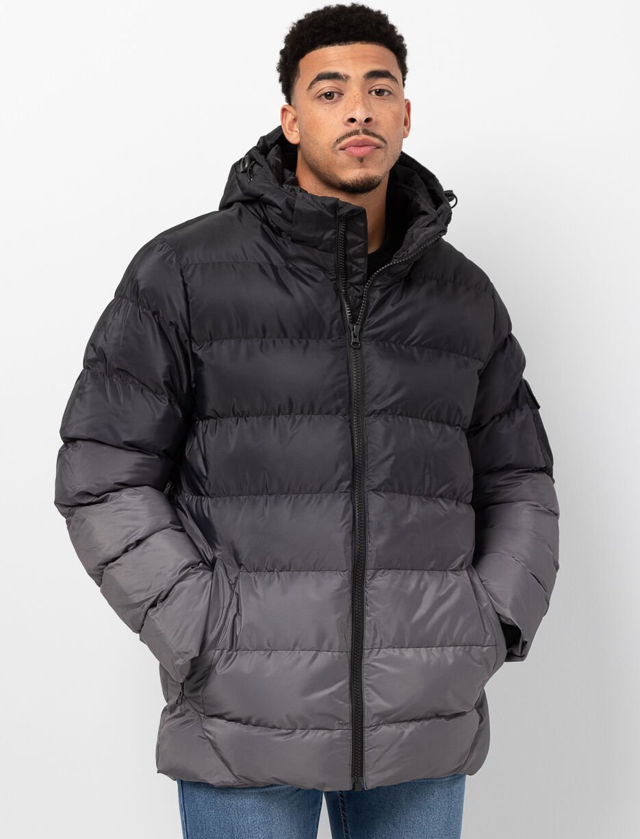 Manteau d'hiver matelassé degradé