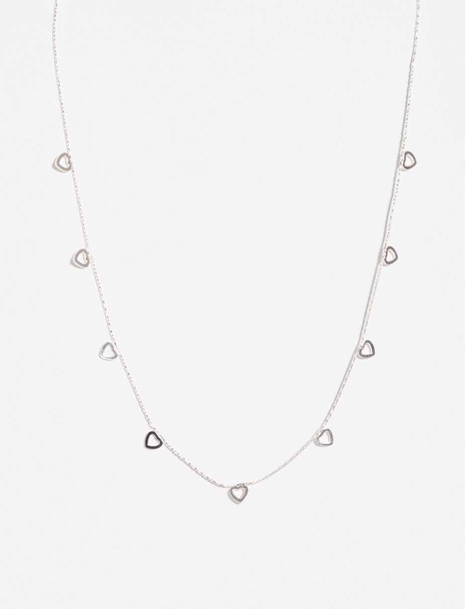 Necklace with Heart Pendants