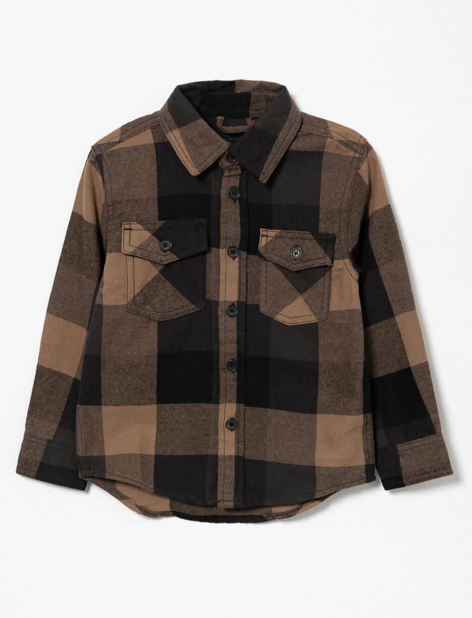 Chemise en flanelle à carreaux - petit garçon