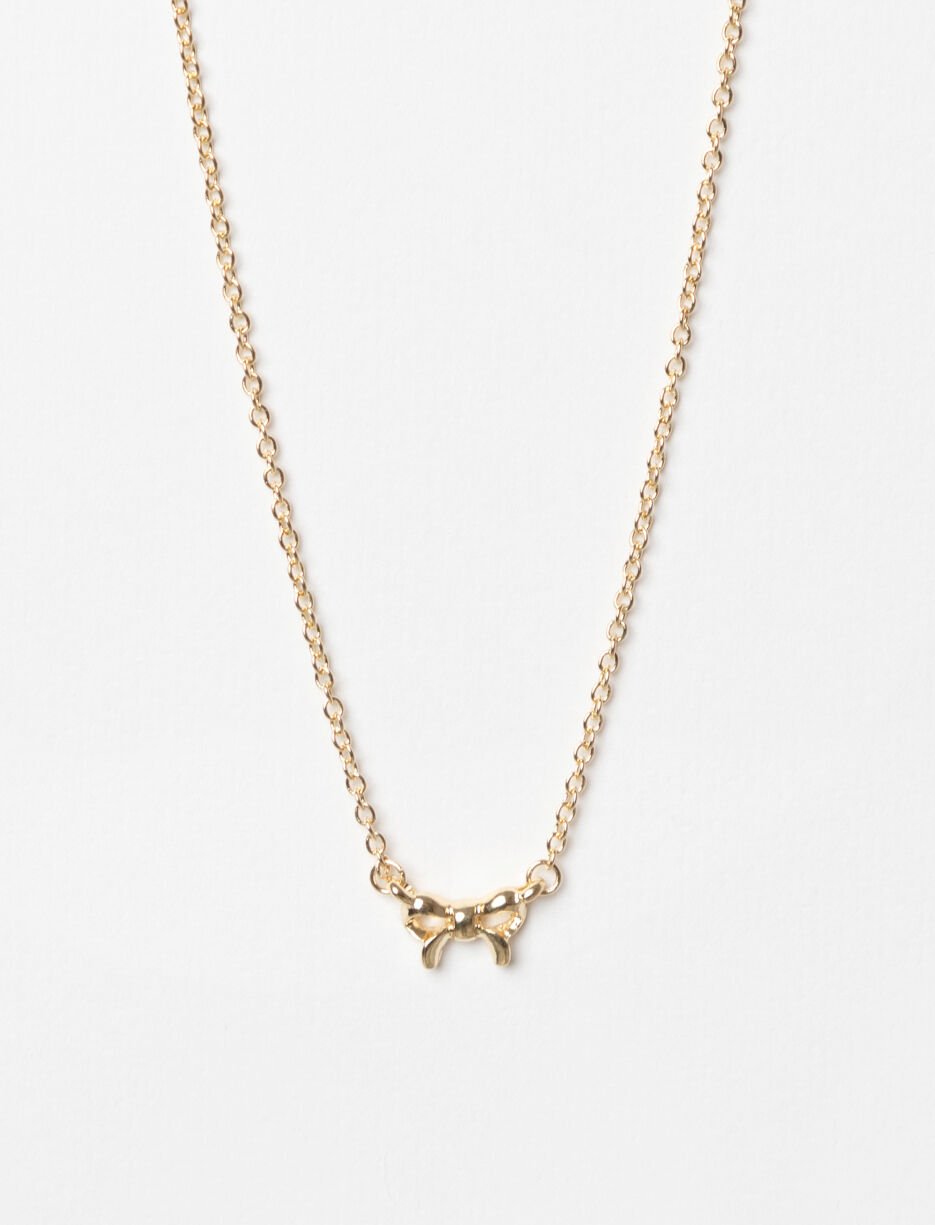 Necklace with Bow Pendant