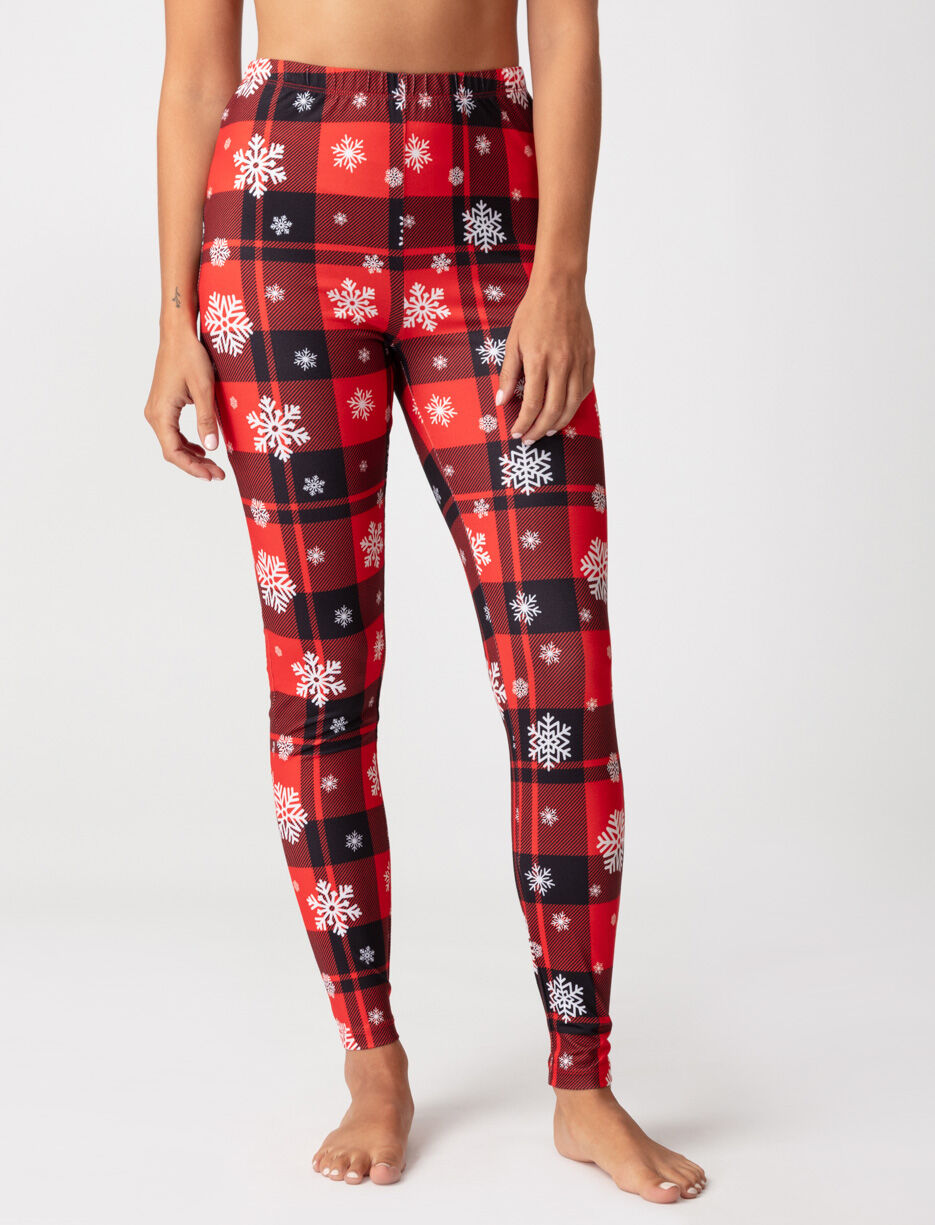 Festive-print Leggings