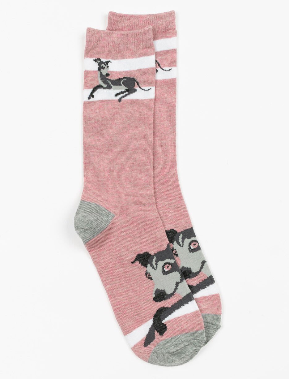 Printed Crew Socks