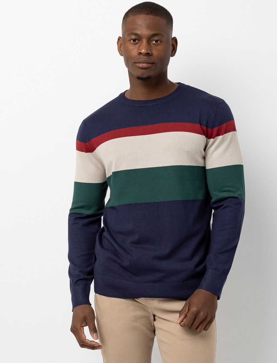 Striped Knit Sweater