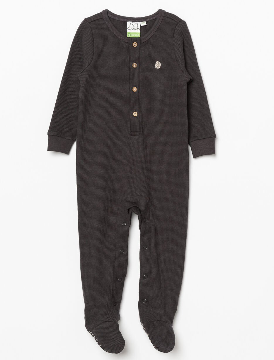 Waffle Organic Cotton Onesie PJ