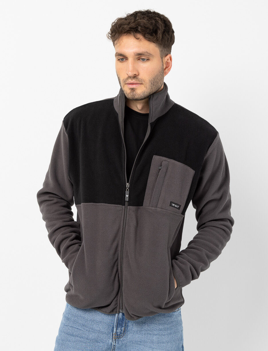 Veste zippée en polar