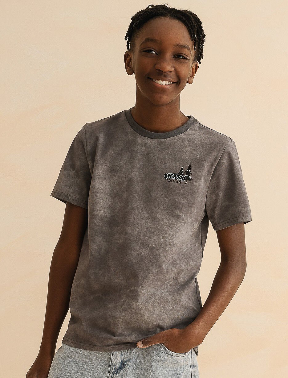 T-shirt imprimé au dos