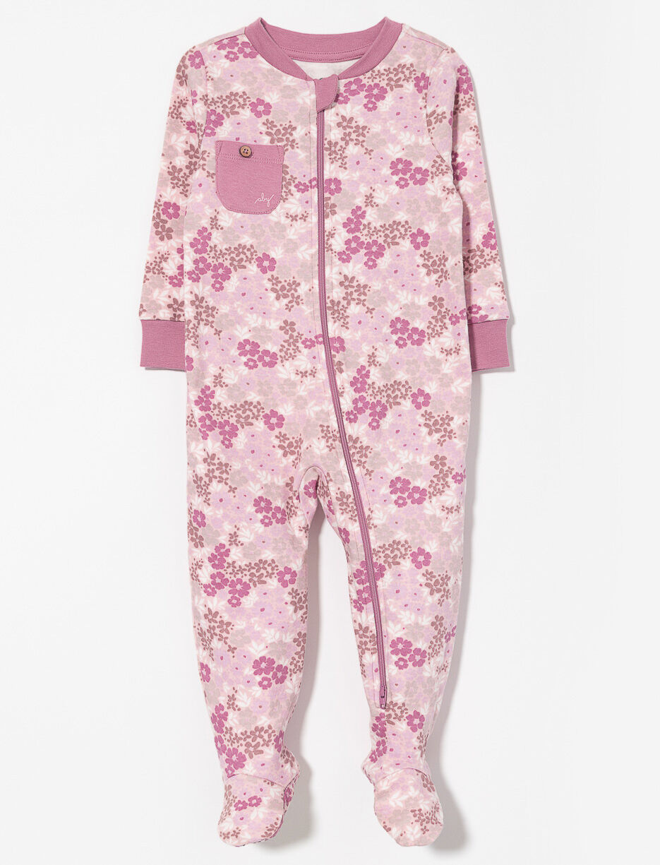 Pyjama 1 pièce imprimé en coton bio