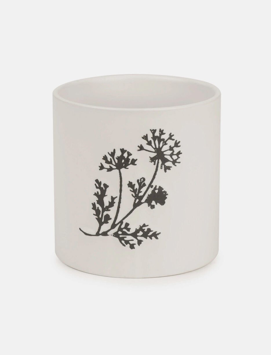 Pot en céramique à motif floral Pot en céramique à motif floral