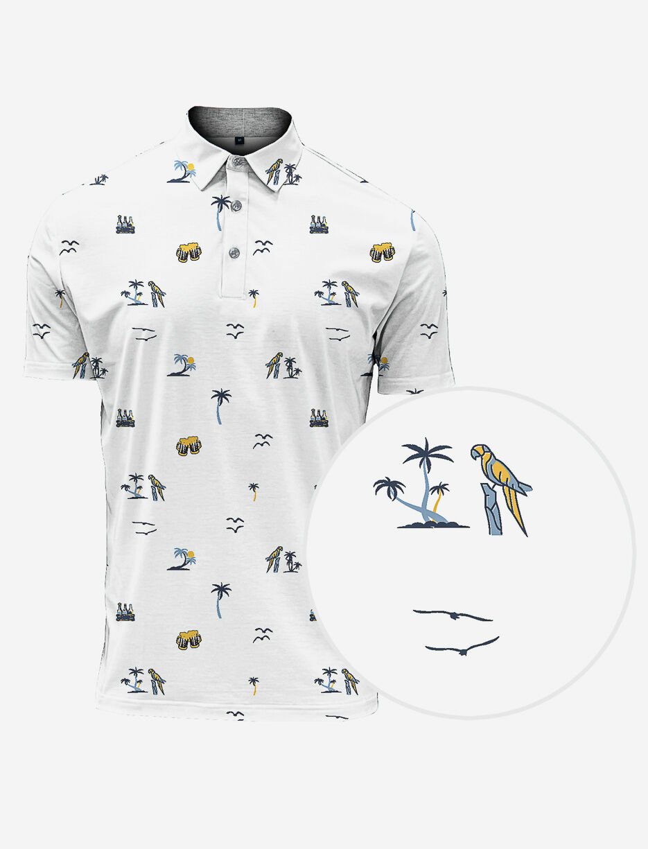 Polo extensible imprim&eacute;