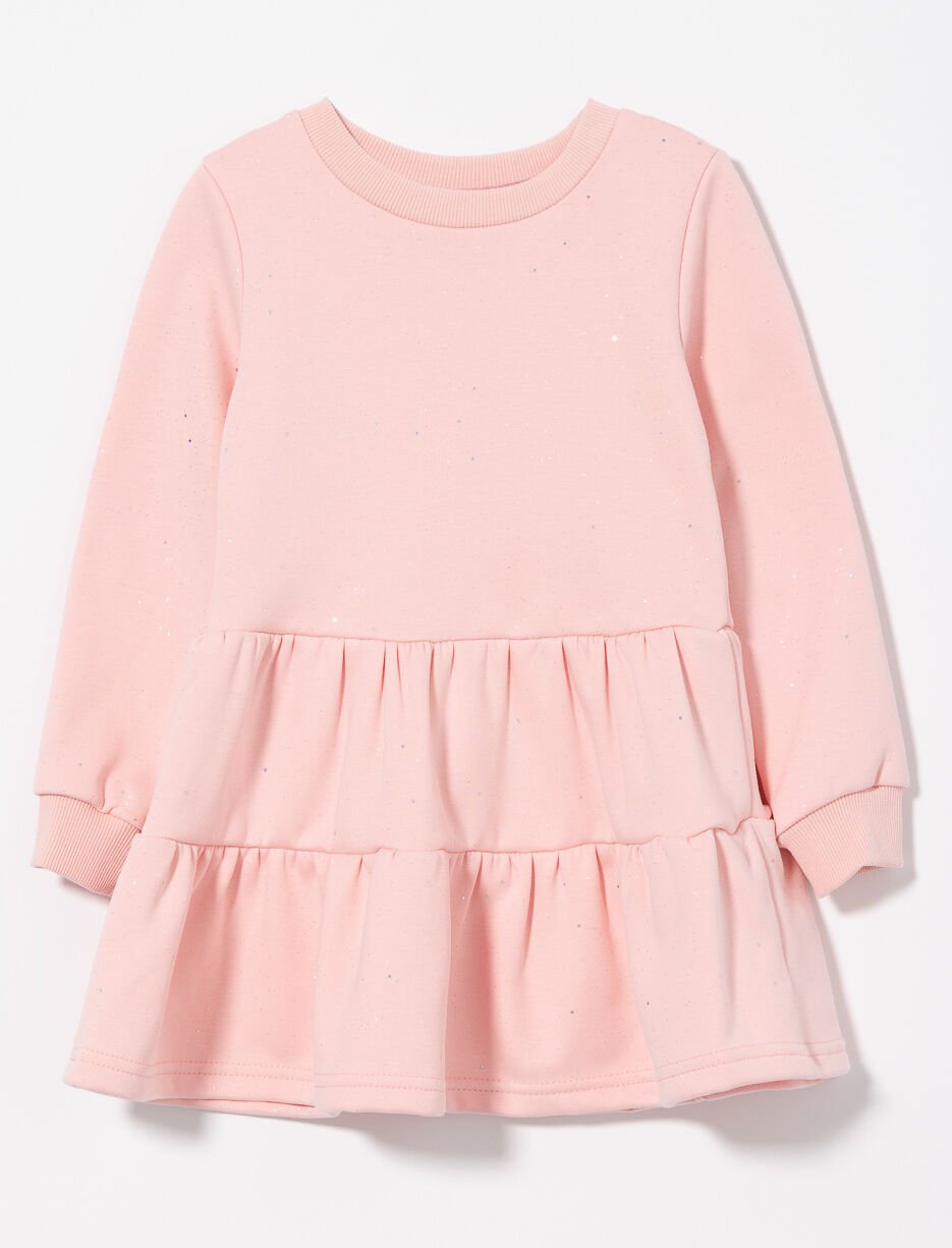Robe étagée scintillante - petite fille Robe étagée scintillante - petite fille