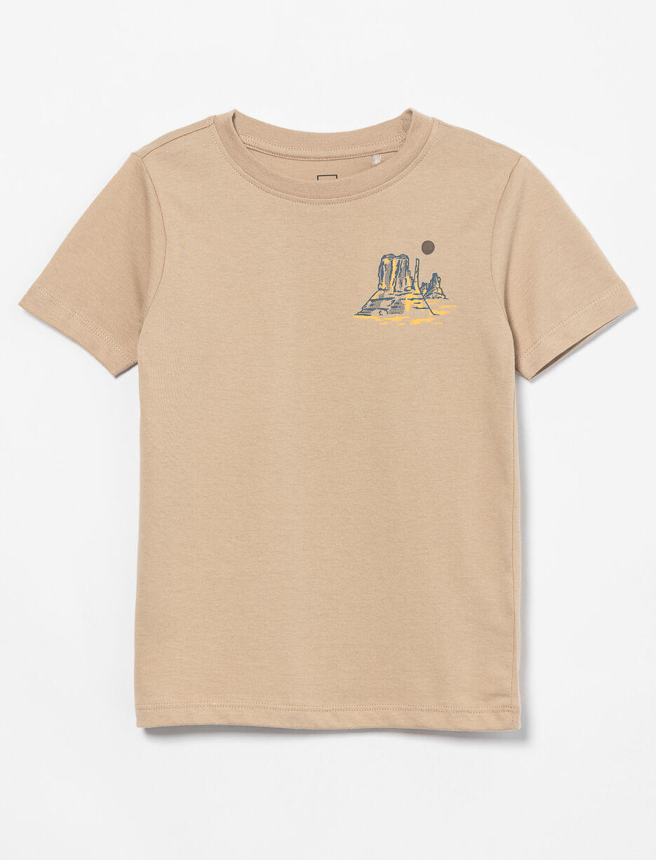 T-shirt imprimé à col rond - petit garçon