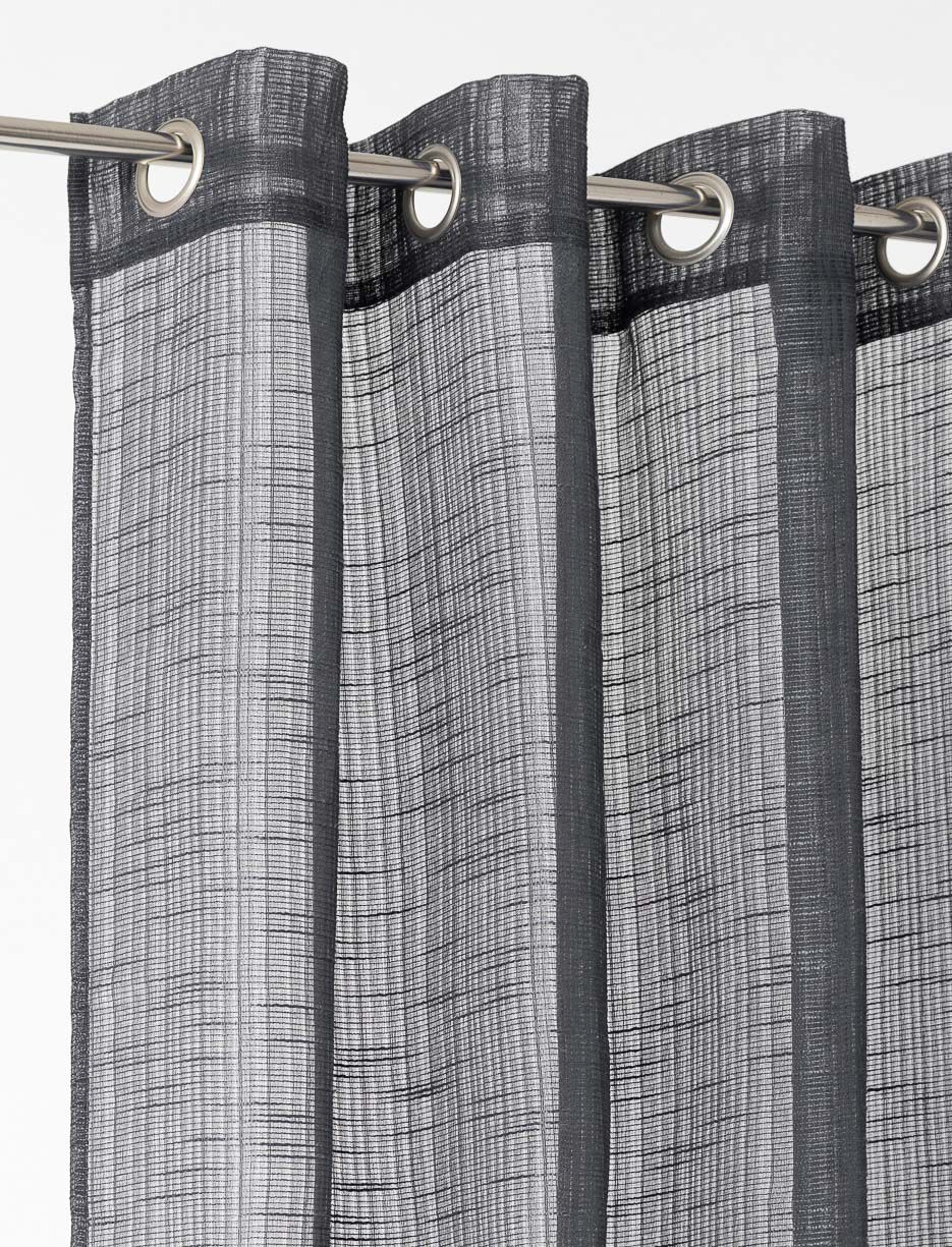 Panneau de rideau voilage texturé Panneau de rideau voilage texturé