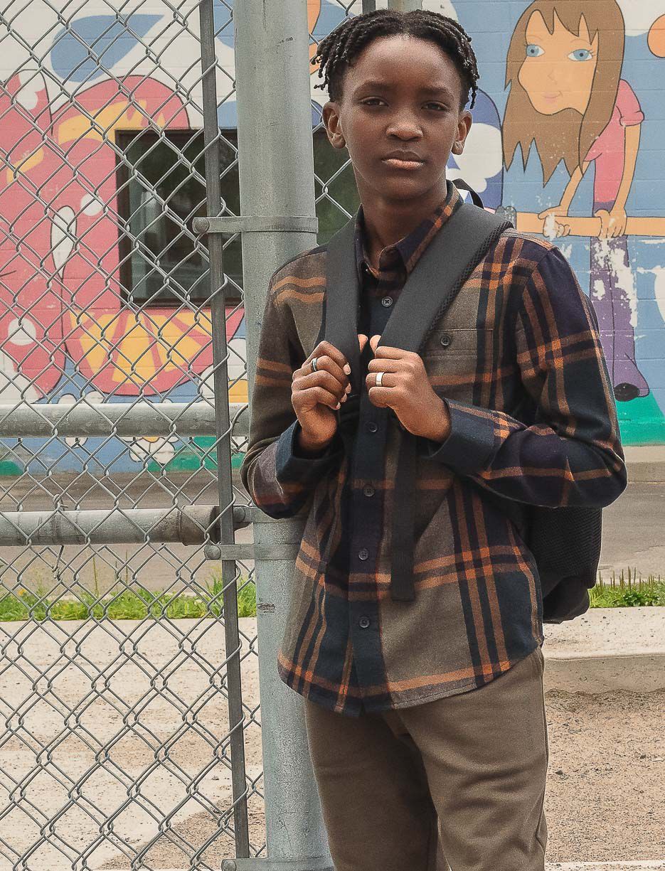 Chemise en flanelle à carreaux