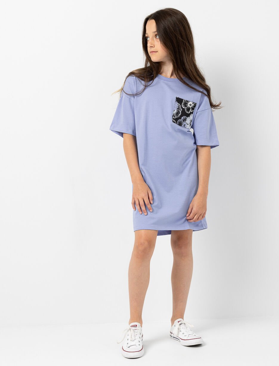 Dress T-shirt with Printed Pocket