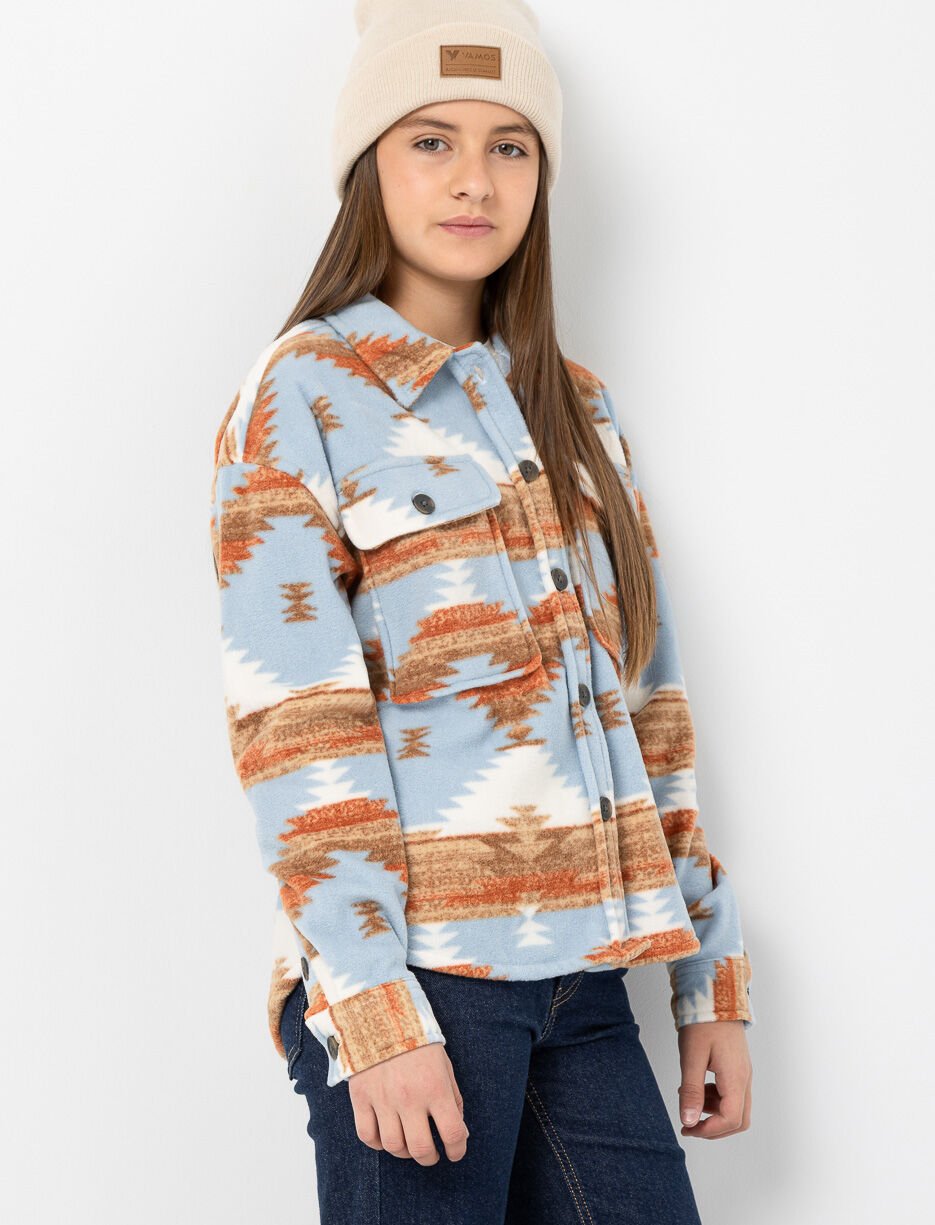 Veste-chemise à motif aztèque