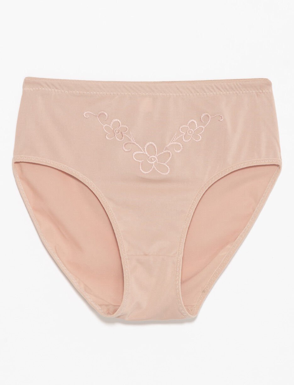 Culotte régulière à broderie