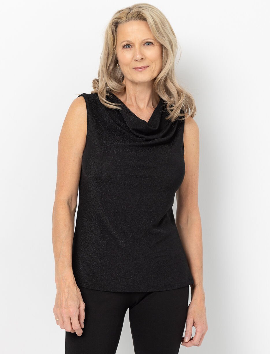 Camisole à col drapé