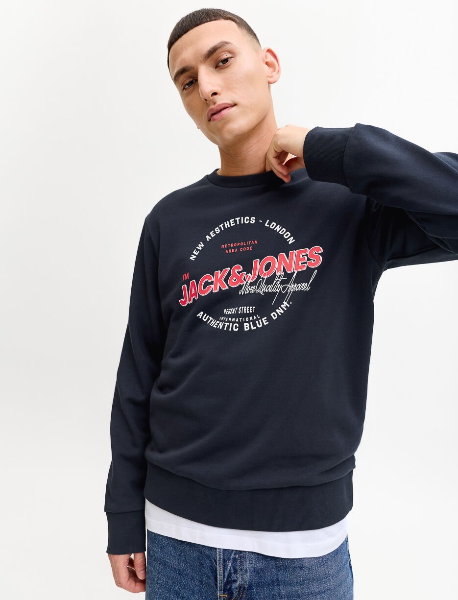 Printed Crew-neck Sweatshirt