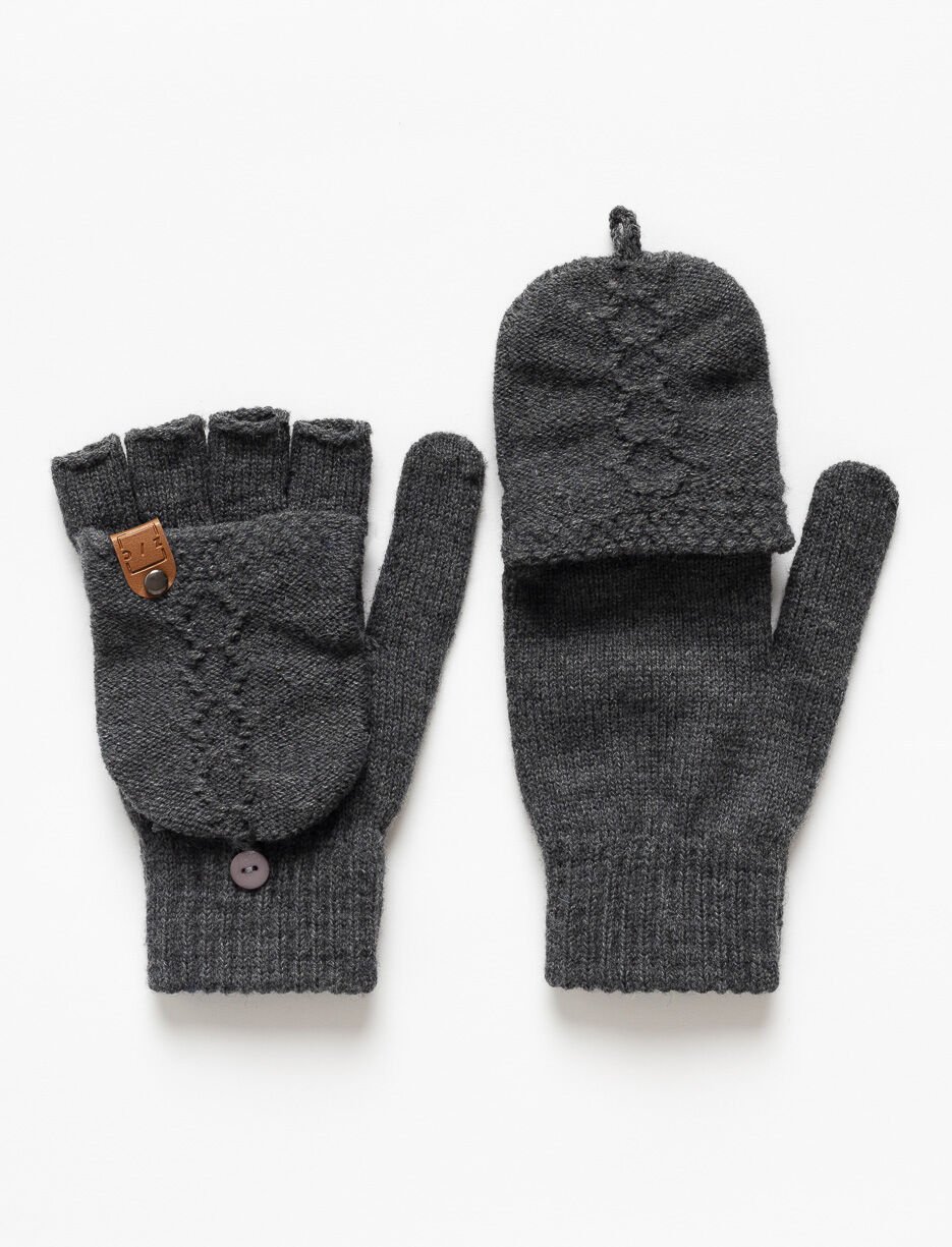 Gants-mitaines unis Gants-mitaines unis