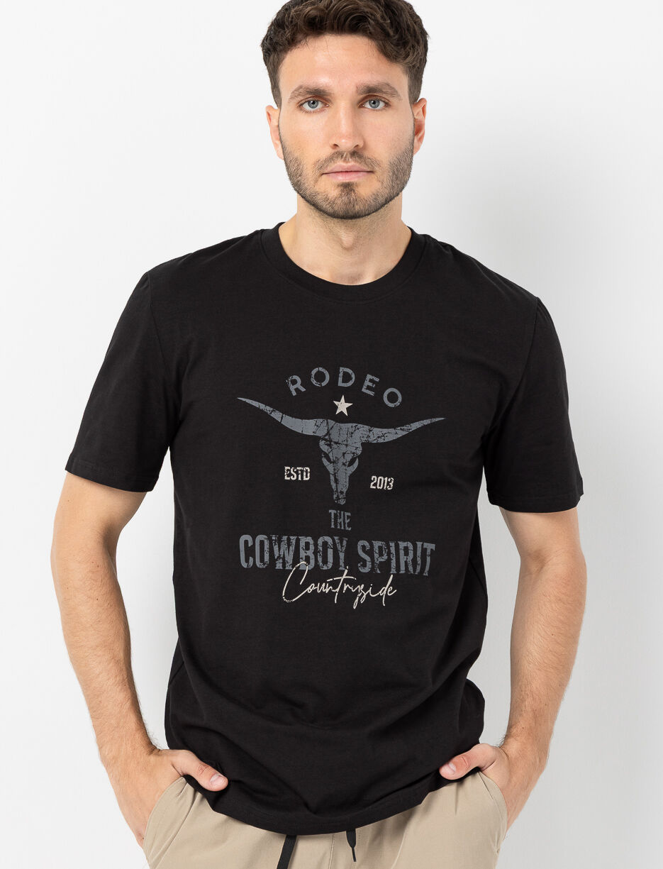 Printed Crew-neck T-shirt