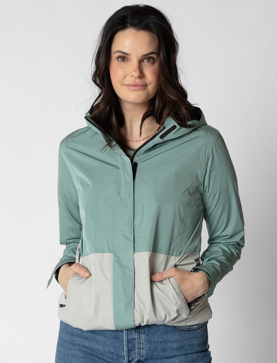 Veste mi-saison deux tons