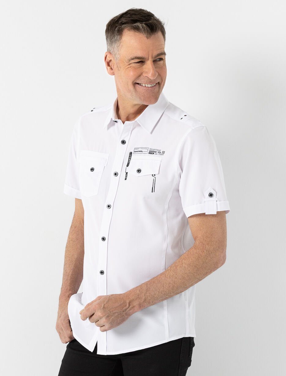Solid Short-sleeve Shirt