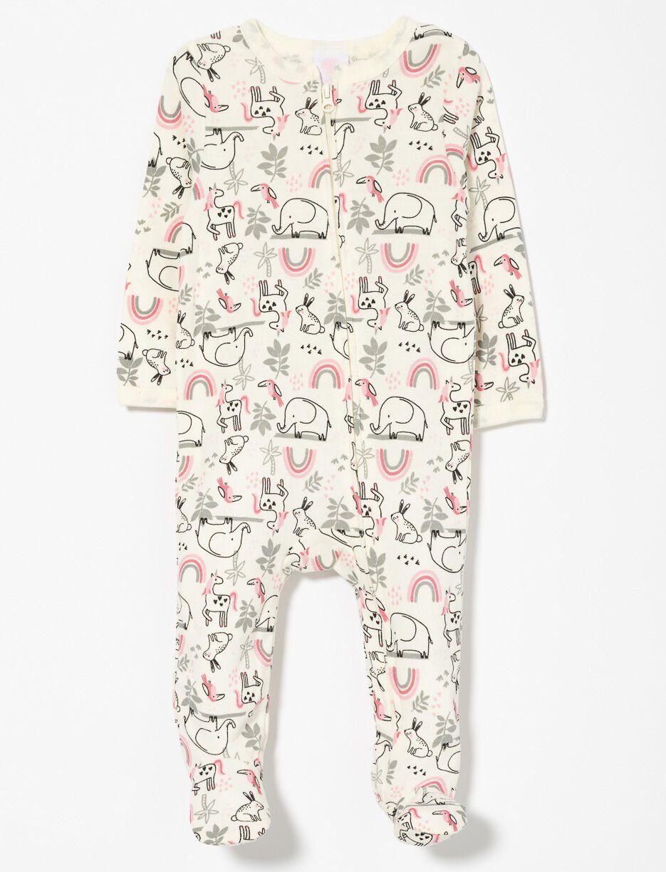 Pyjama 1 pièce à imprimé animal