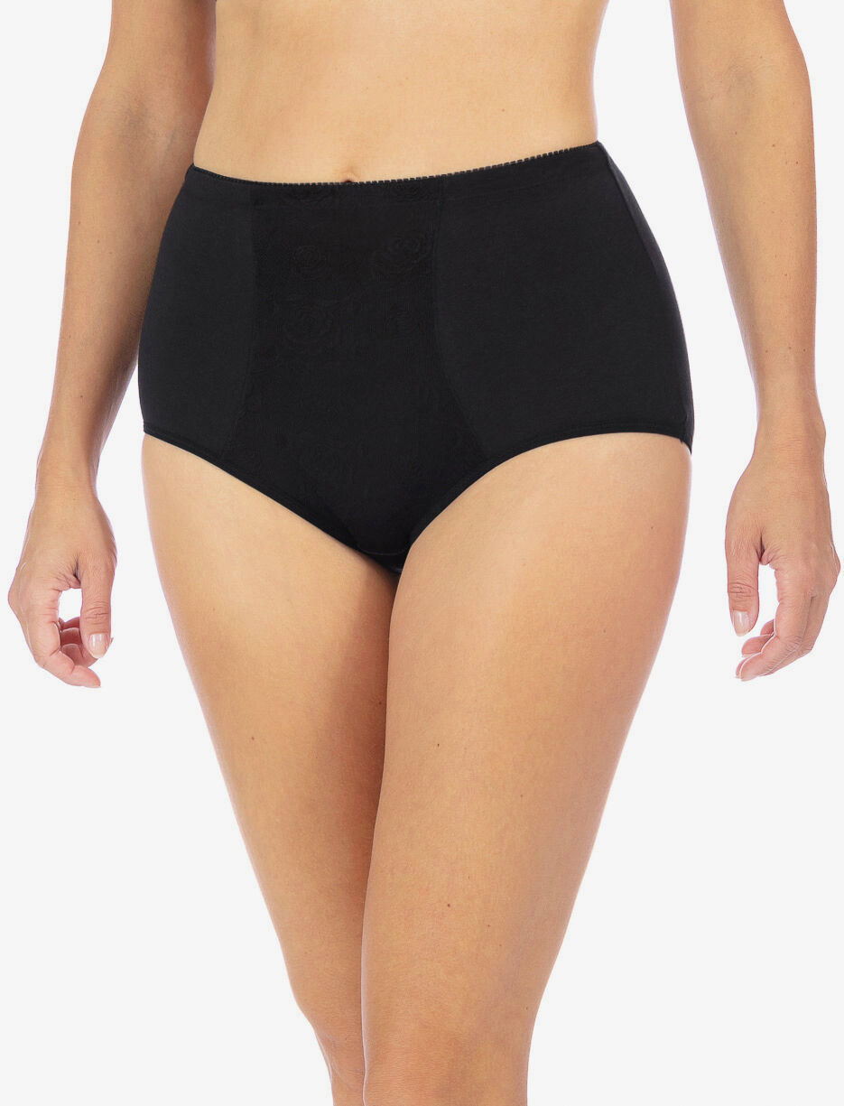 Culotte taille haute à fleurs