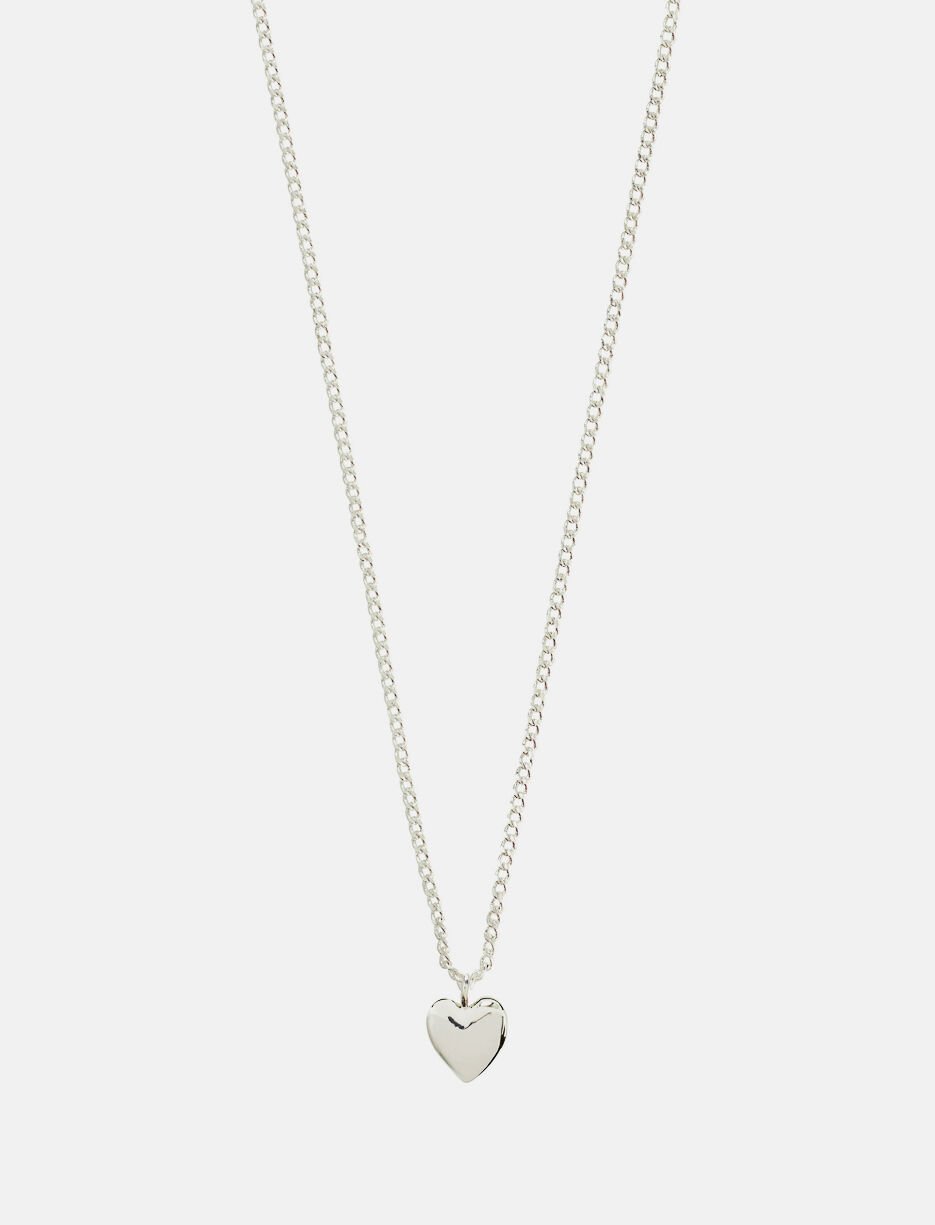 Collier pendentif coeur recylé