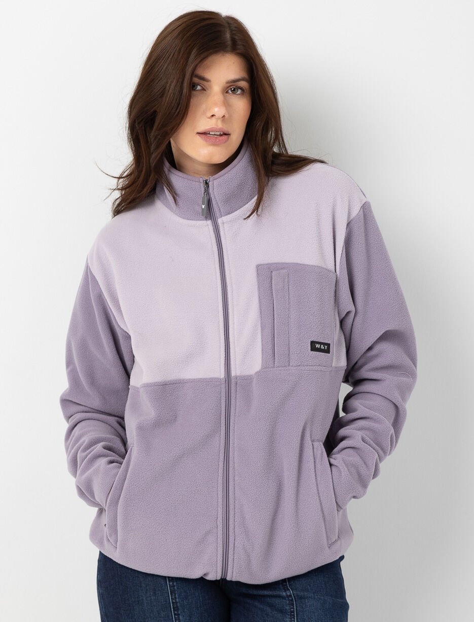 Veste en polar zippée