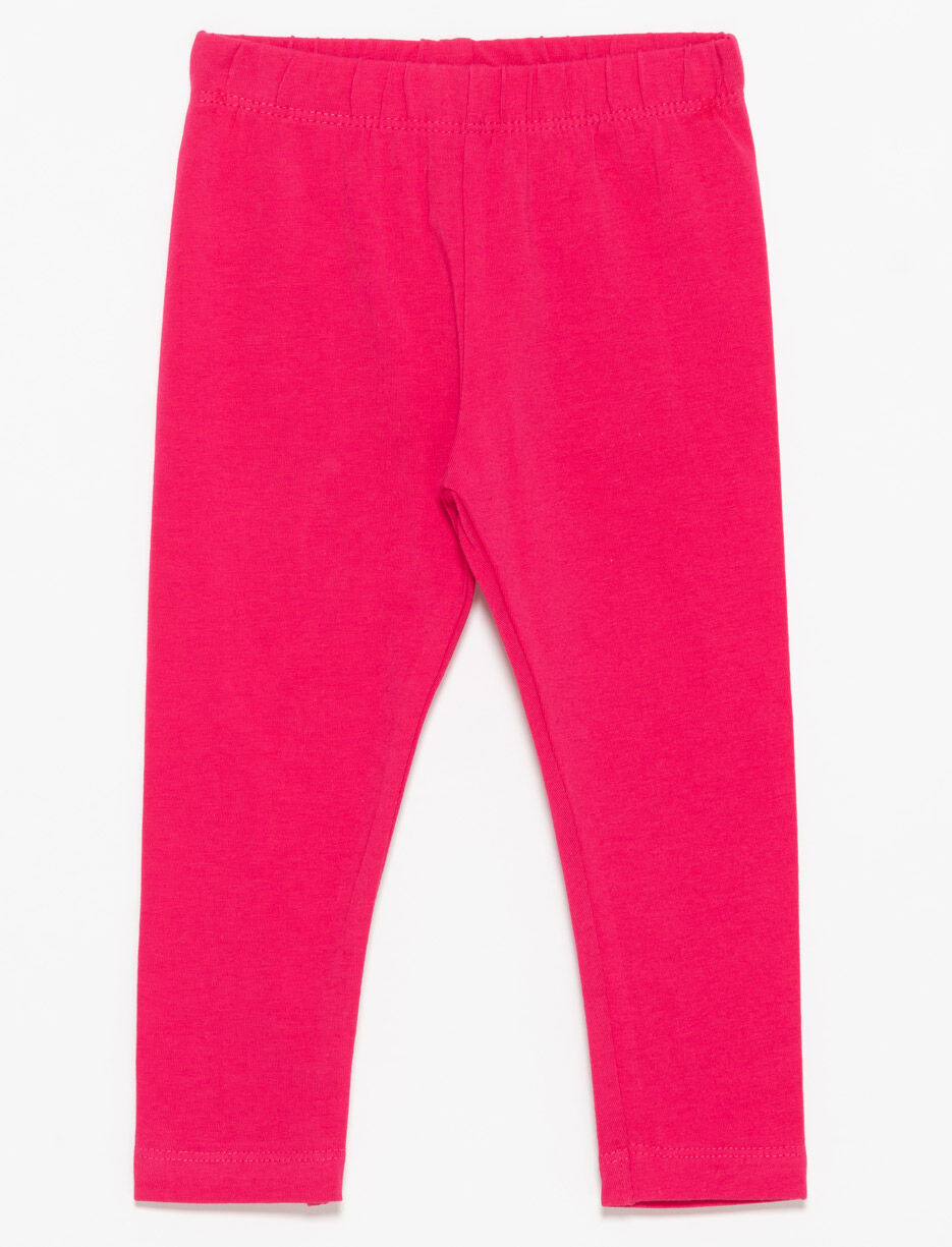 Legging uni en coton bio